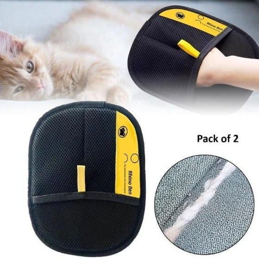 Pet Hair Remover Gloves (BUY 1 GET 1 FREE)